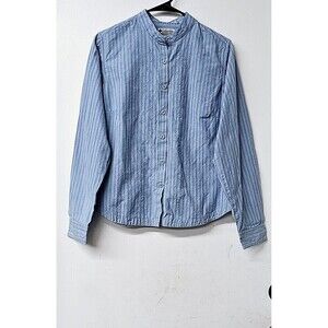 COLUMBIA Vertex Floral Embroidered Sriped Long Sleeve Button-Up Women Shirt (M)